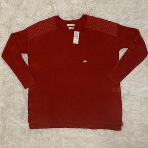 NWT Burgundy Van Heusen Pull Over Sweater